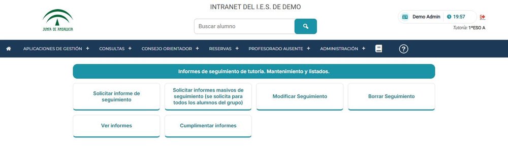Informes de seguimiento activos